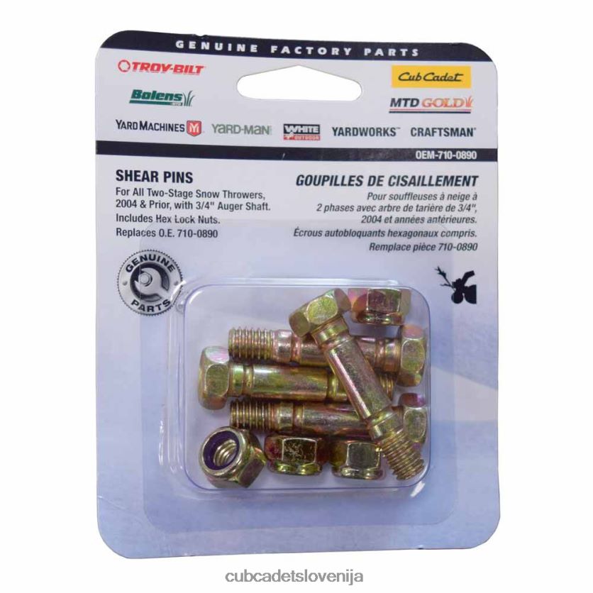 Cub Cadet komplet strižnih vijakov 5/16-18 x 15 pripomoček XL2JH4246