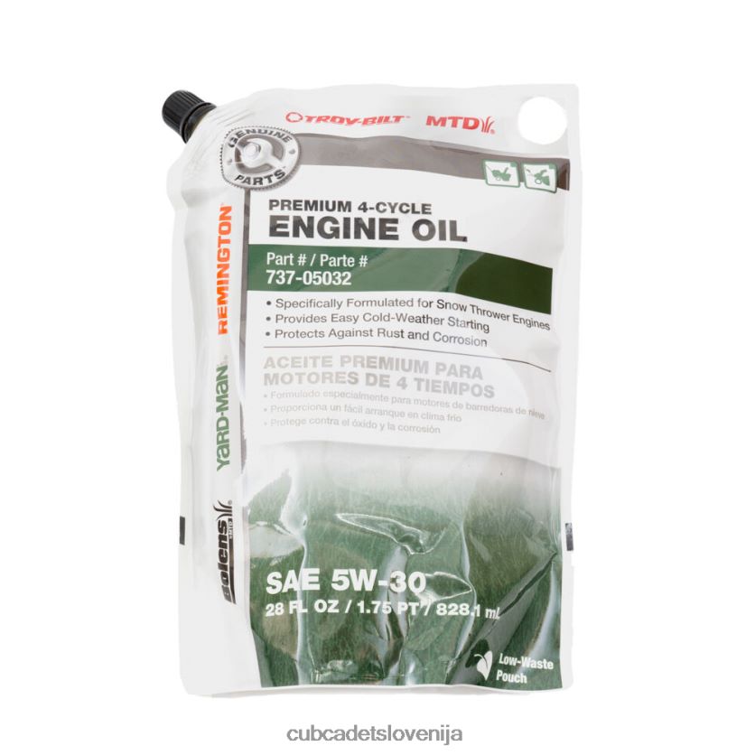 Cub Cadet motorno olje sae 5w-30 - 28 oz pripomoček XL2JH4243
