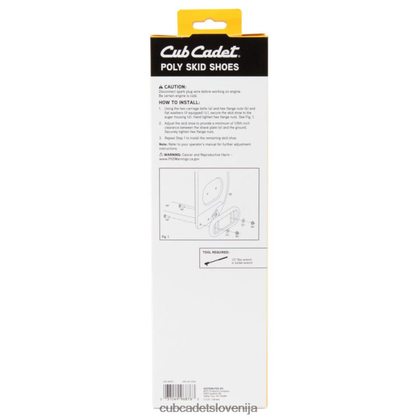 Cub Cadet poli drsni čevlji pripomoček XL2JH4250