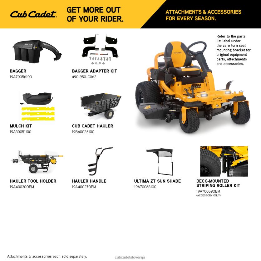 Cub Cadet zts2 54 opremo XL2JH413